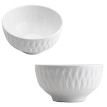 Tigela / cumbuca de porcelana bowl balloon branco 400ml - LYOR