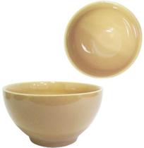 Tigela / cumbuca de porcelana bowl caramelo 300ml - PORCELANAS HR
