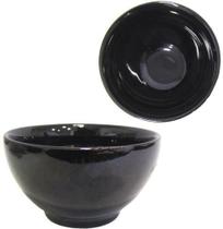 Tigela / cumbuca de porcelana bowl preta 500ml - PORCELANAS HR