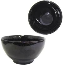 Tigela / cumbuca de porcelana bowl preta 500ml