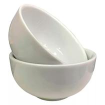 Tigela Cumbuca Terramada Capri Porcelana Branca 300mL