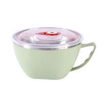 Tigela de Aço Inoxidável com Alça Anti-escaldante - Ideal para Misturar Macarrão