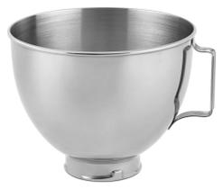 Tigela de aço inoxidável KitchenAid de 4,5 L para misturador de cabeça inclinada Tigela de aço inoxidável KitchenAid de 4,5 L para misturador de cabeça inclinada