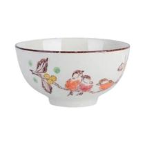 Tigela De Arroz De Cerâmica De 4,5 Polegadas Estilo Japonês Retro Utensílios De Mesa Para Casa