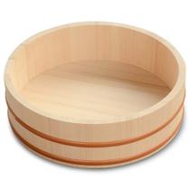 Tigela de arroz de sushi de madeira Kichgather Hangiri Sushi Oke 27cm