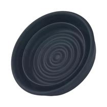 Tigela De Barba Dobrável De Silicone Preta Para Viagem - Produtos De Barba Yaqi Tigela De Barba Dobrável De Silicone Preta Para Viagem - Produtos De Barba Yaqi