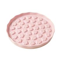 Tigela De Cerâmica Anti-Gulping Para Gatos Com Design De Patas, Prato De Alimentação Lenta Para Tigela De Cerâmica Anti-Gulping Para Gatos Com Design De Patas, Prato De Alimentação Lenta Para