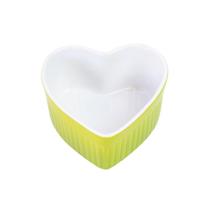 Tigela de cerâmica formato coração 100ml