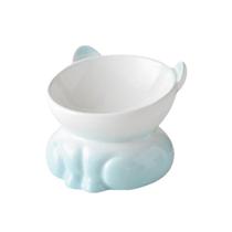 Tigela de cerâmica para gatos inclinada anti-derramamento, prato para animais de estimação, verde, 1,1 kg Tigela de cerâmica para gatos inclinada anti-derramamento, prato para animais de estimação, verde, 1,1 kg