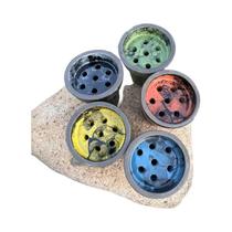 Tigela De Cerâmica Para Shisha Com 7 Furos, Acessórios Para Fumar Narguilé