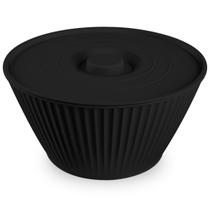 Tigela de Plástico Com Tampa 2000ml Redonda Bowl Pote Cozinha Tigela de Plástico Com Tampa 2000ml Redonda Bowl Pote Cozinha