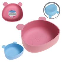 Tigela de Silicone Baby com Ventosa Antiderrapante