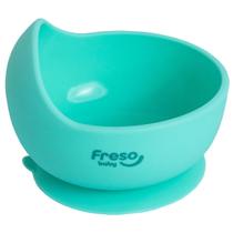 Tigela de Silicone Infantil com Ventosa Verde - Freso Baby