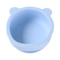 Tigela De Silicone Para Bebês Com Ventosa Em Forma De Caracol Para Aprender a Comer Alimentos