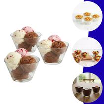 Tigela de Vidro Bubbles 260ml Conjunto 3 Peças Sobremesa, Cereal, Salada, Refeição, Cozinha, Jogo de Tigelas Resistentes