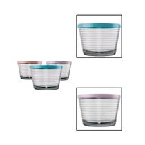 Tigela de Vidro Ginga 350ml C/ Tampa Cor Sortida Tigela de Vidro Ginga 350ml C/ Tampa Cor Sortida