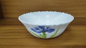 Tigela de vidro oval