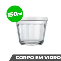 Tigela de Vidro p/ marmita trabalho 150ml Fácil de Limpar - Nadir