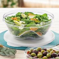 Tigela designer policarbonato natural 1 litro