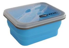 Tigela Dobrável Camping Mini Bento Colher Garfo - Ntk Tigela Dobrável Camping Mini Bento Colher Garfo - Ntk