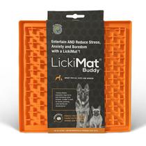 Tigela e Comedouro Lento Para Cachorros BUDDY Laranja