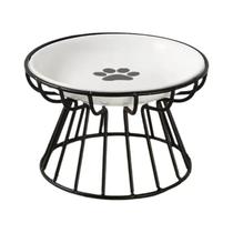 Tigela Elevada De Cerâmica Para Gatos E Cães Com Suporte, Acessórios Para Alimentação E Bebedouro Ao Tigela Elevada De Cerâmica Para Gatos E Cães Com Suporte, Acessórios Para Alimentação E Bebedouro Ao