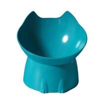 Tigela Elevada Para Gatos Com Orelhas Longas E Pés Altos, Proteção Anti-Tombamento Para O Pescoço,