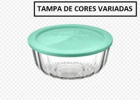 Tigela em vidro Oceani com Tampa em Plástico 2,4L - Vitazza