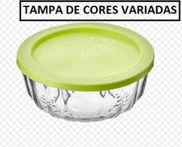 Tigela em vidro Oceani com Tampa em Plástico 900ml - Vitazza