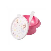 Tigela Infantil Com Ventosa E Colher Bailarina - Plasutil