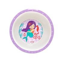 Tigela Infantil Sereia Micro-ondas BPA Free