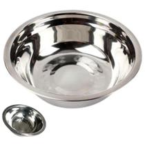 Tigela Inox Bowl Cumbuca Preparo Receita Sala de Jantar Mesa Posta Residencial Comercial Multiuso Resistente Duravel