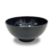 Tigela Japonesa Owan Preta Lisa Japonês Preta 6x12cm