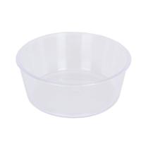Tigela Jel Plast Pet Piu Redonda Cristal para Pássaros - Tamanho M