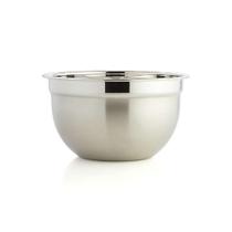 Tigela Mixing Bowl em Aço Inoxidável Profissional Fundo Multiuso 22 x 12 cm Cozinha Completa Gourmet - KeHome