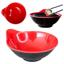 Tigela Molheira Bowl Oriental em Melamina com Alça Japonesa 200ml