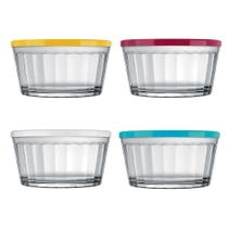 Tigela Nadir Americano 600ml Grande 4010 com Tampa Cores Sortidas - Embalagem com 12 Peças Tigela Nadir Americano 600ml Grande 4010 com Tampa Cores Sortidas - Embalagem com 12 Peças