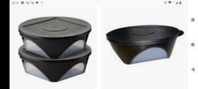 Tigela outdoor kit 3 peças Tupperware original