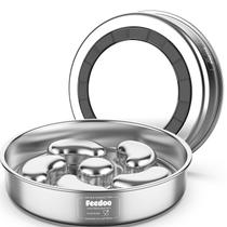 Tigela para cães Slow Feeder Feedoo em aço inoxidável com capacidade de 500 mL