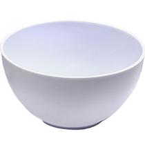 Tigela Pequena Cumbuquinha de Plástico Branco Fosco Bowl Cumbuca para Cozinha Cinquetti