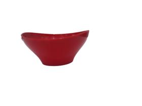 Tigela Petisqueira 400 Ml Vermelha Servir Petiscos Casa Bar Lanchonete
