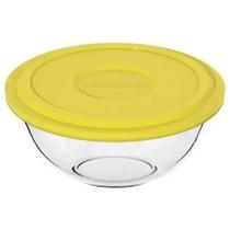 Tigela Plus Redonda Tampa 1,5 Litros Nadir Marinex Amarelo Tigela Plus Redonda Tampa 1,5 Litros Nadir Marinex Amarelo