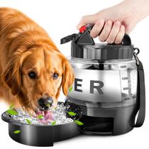 Tigela portátil para garrafas de água para cães PETNF com capacidade de 1650 ml