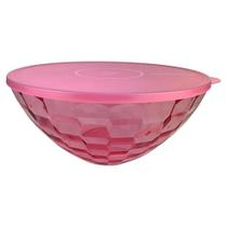 Tigela Prisma de Policarbonato Tupperware 3,5 Litros - Rosa Quartzo