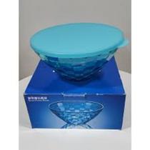Tigela Prisma Policarbonato 500ml Azul Translúcido Tupperware