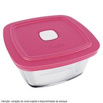 Tigela Quadrada Facilita Vap Marinex 1 Litro com Tampa