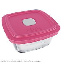 Tigela Quadrada Facilita Vap Marinex 500 ml com Tampa