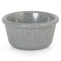 Tigela Ramekin Gourmet Mix Melamina 60 ml Cinza Stone