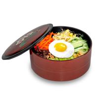 Tigela Redonda C/Tampa Floral Comida Japonesa Servir 14,5cm