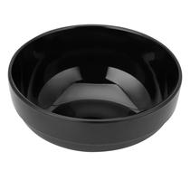 Tigela Redonda Melamina 16cm Bowl Preto Aparência Porcelana Tigela Redonda Melamina 16cm Bowl Preto Aparência Porcelana
